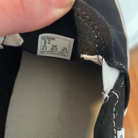 Vans Black Slip-On Sneakers - Picture 5 of 5